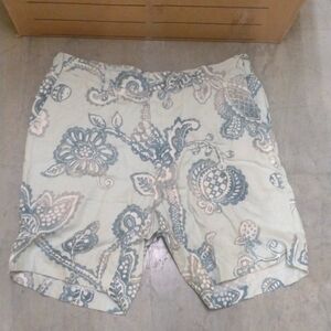 J McLaughlin Linen Bermuda Shorts